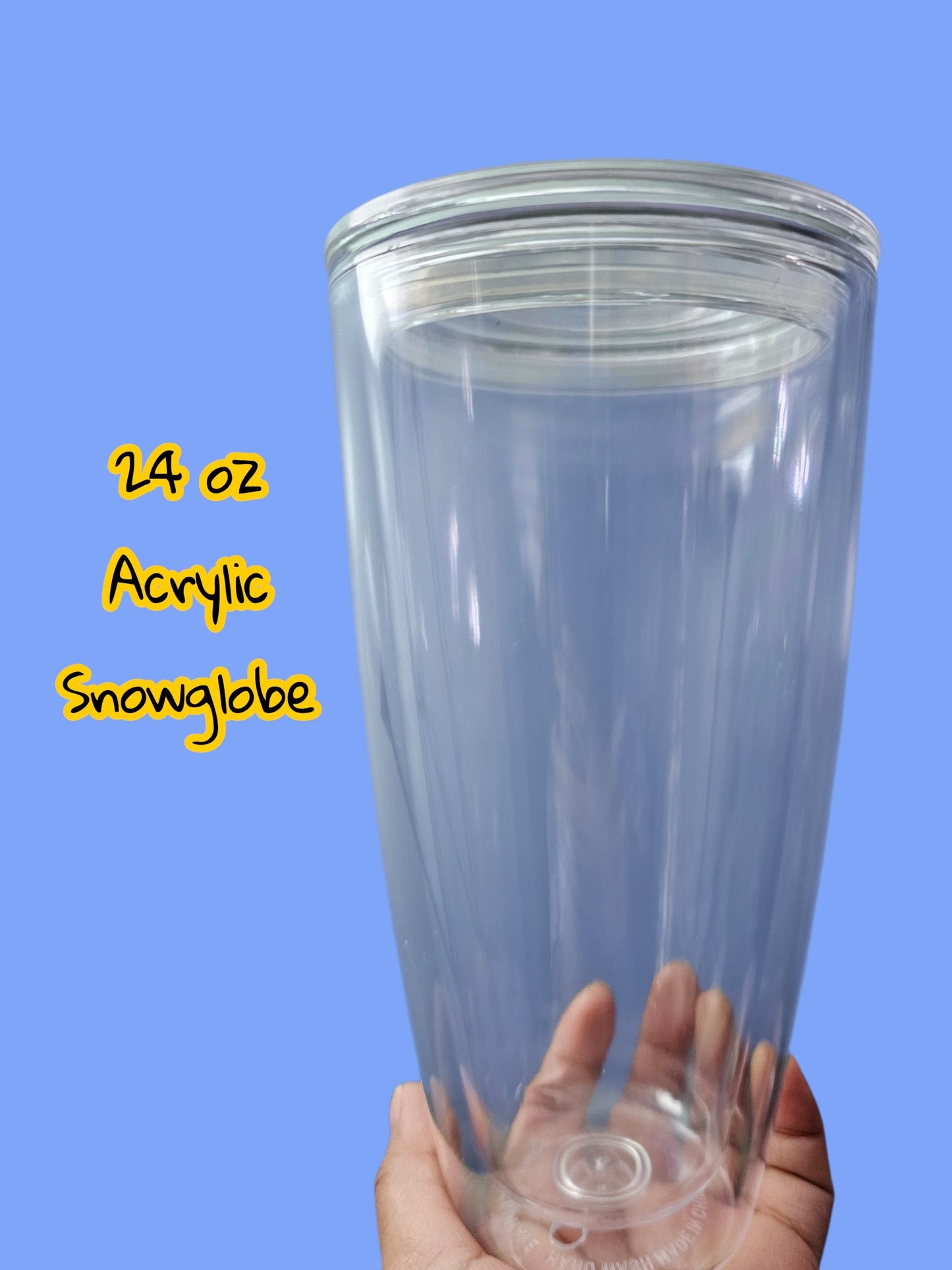 24oz Curvy Snowglobe