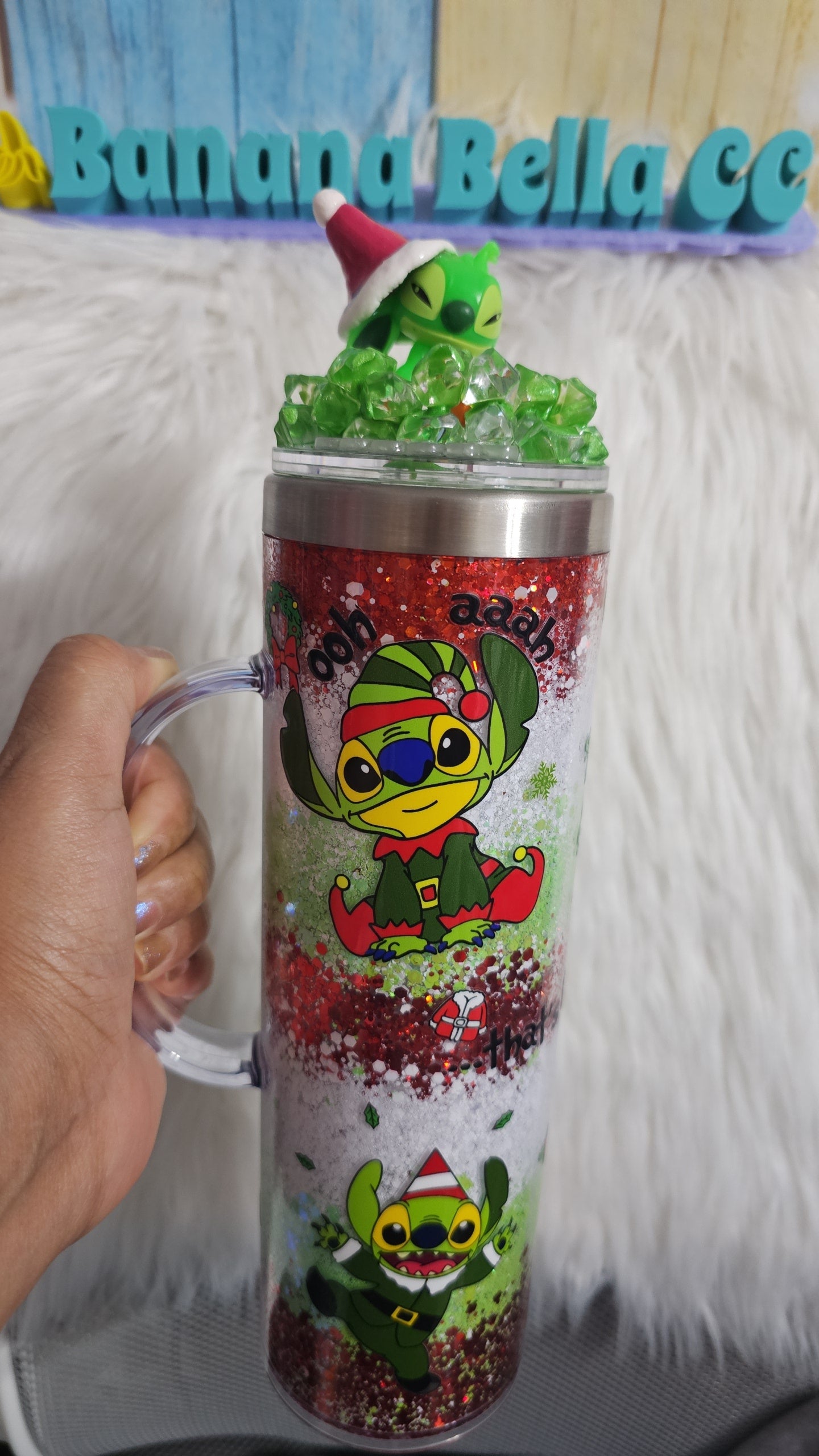 Decorated Lid-add to cart with cup