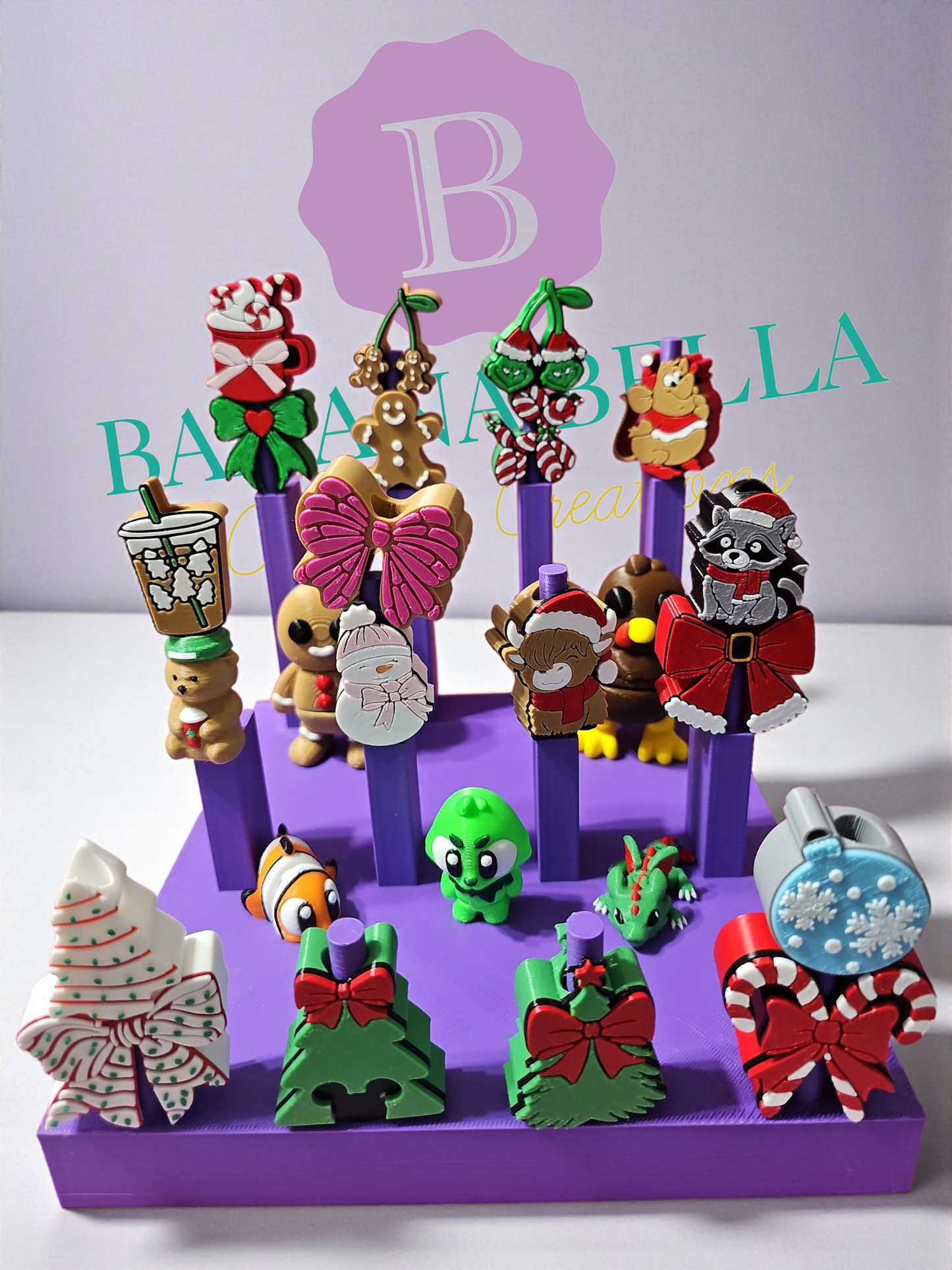 3D Printed Straw Toppers or Fidget Toys