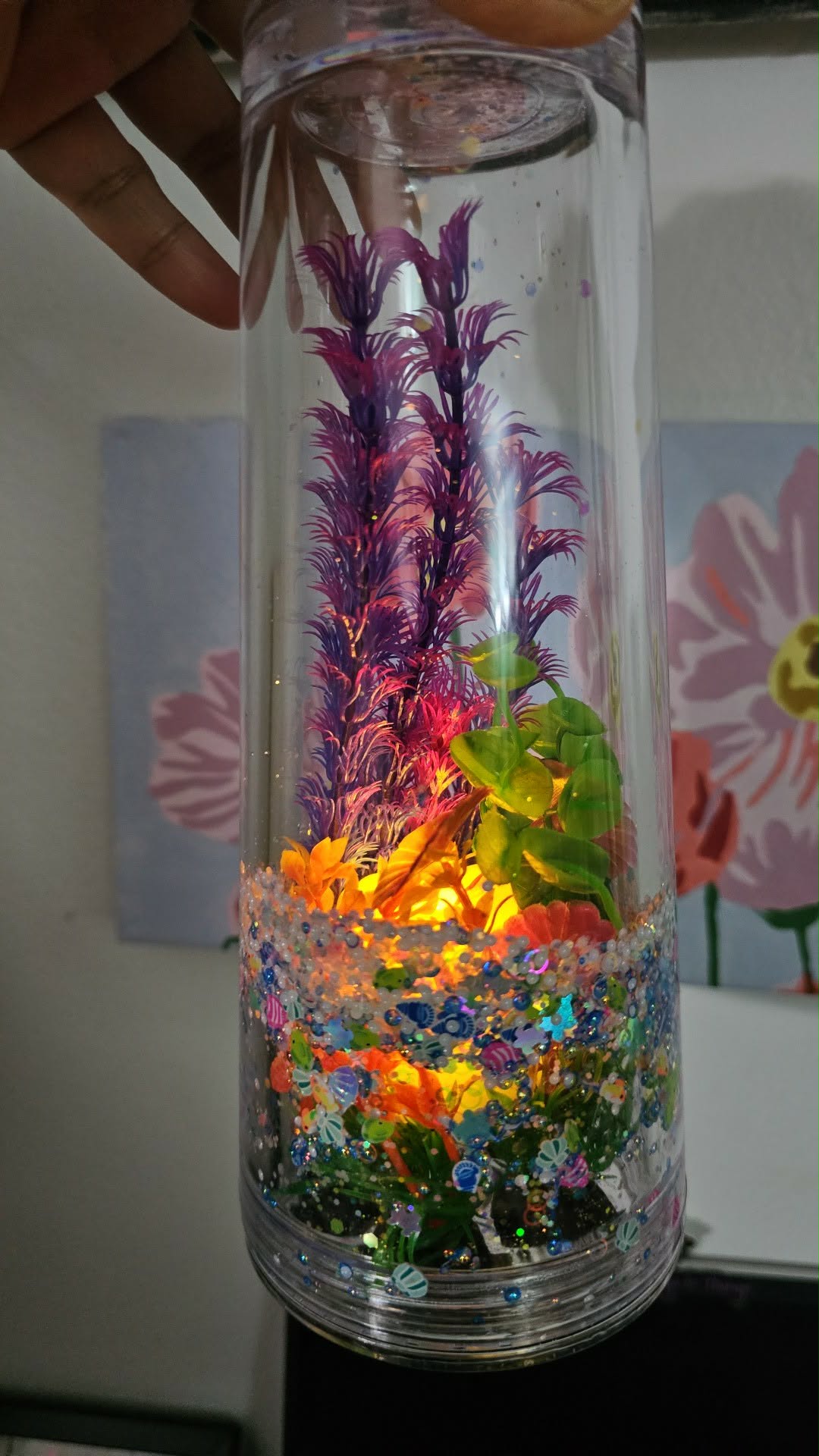 Fish Tank Desk/Night Light