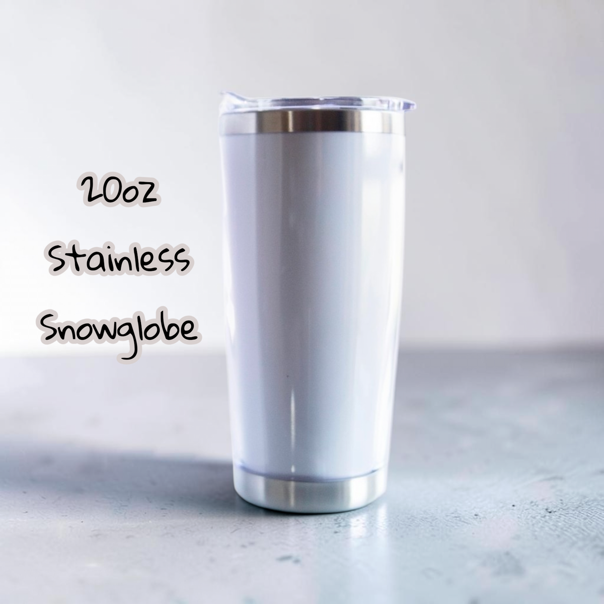 20oz Stainless Storyboard Snowglobe